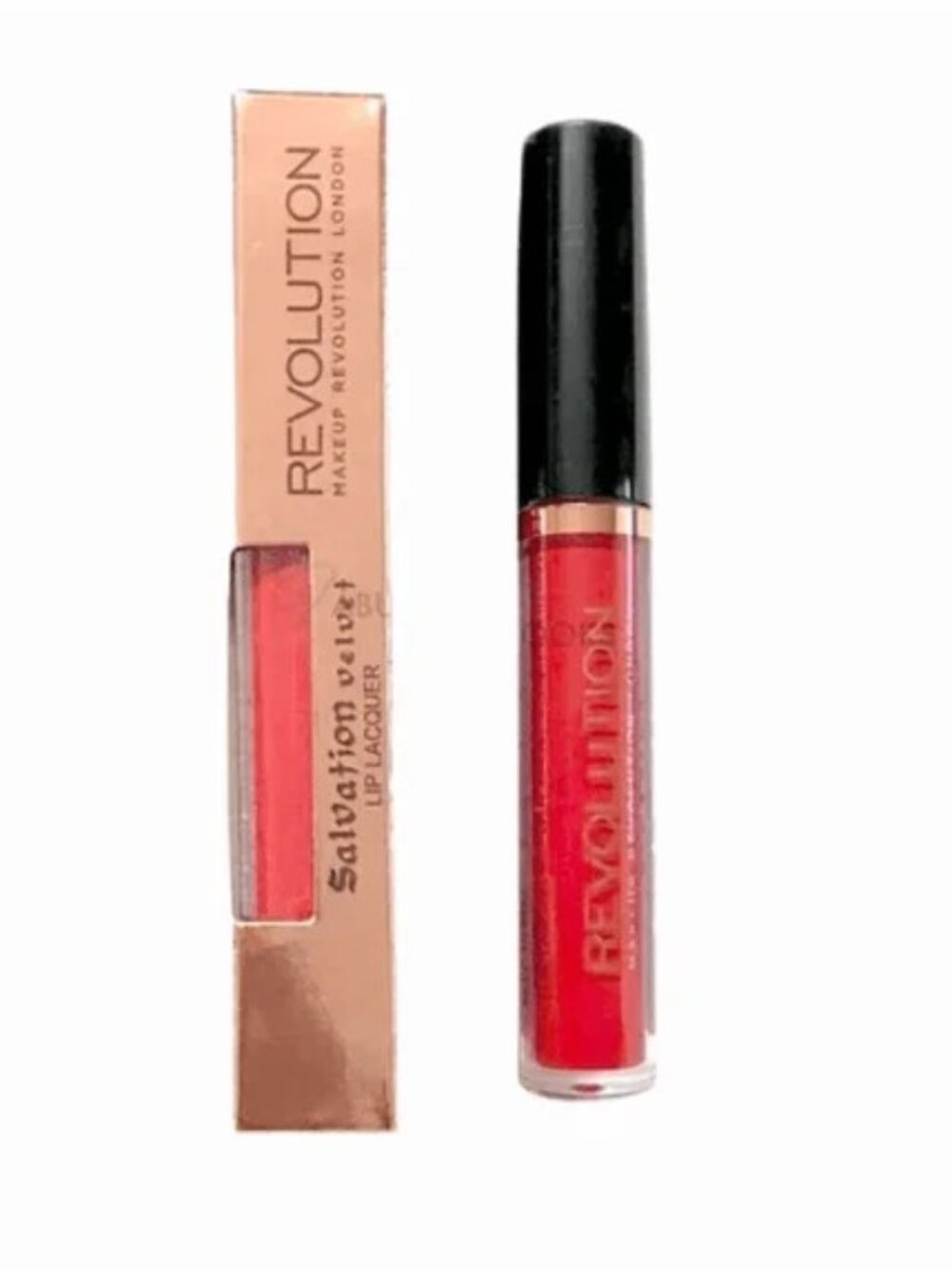 Revolution Salvation Velvet Lip Lacquer The One For All(Peach)